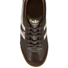 Gola Sneaker Harrier Elite - Made in England - braun/weiss Herren